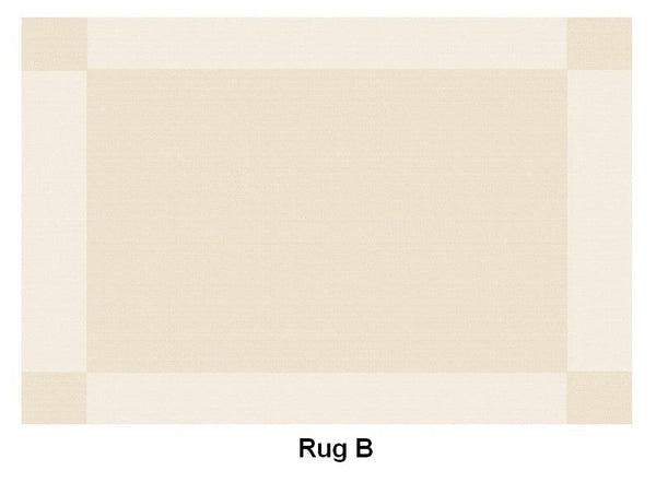 Unique Contemporary Modern Rugs, Large Cream Color Geometric Carpets, Abstract Modern Rugs for Living Room, Soft Modern Rugs under Dining Room Table-Paintingforhome