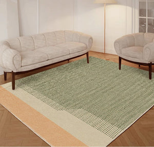 Living Room Modern Rug Ideas, Bedroom Floor Rugs, Contemporary Abstract Rugs for Dining Room, Green Abstract Rugs for Living Room-Paintingforhome