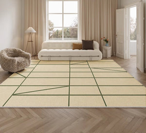 Modern Rugs for Living Room, Geometric Area Rugs under Coffee Table, Contemporary Modern Rugs for Dining Room, Large Modern Rugs for Bedroom-Paintingforhome