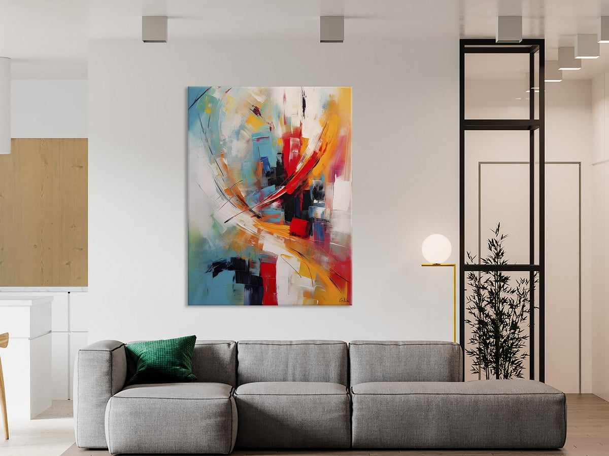 Simple Modern Art, Extra Large Wall Art Paintings, Original Abstract P ...