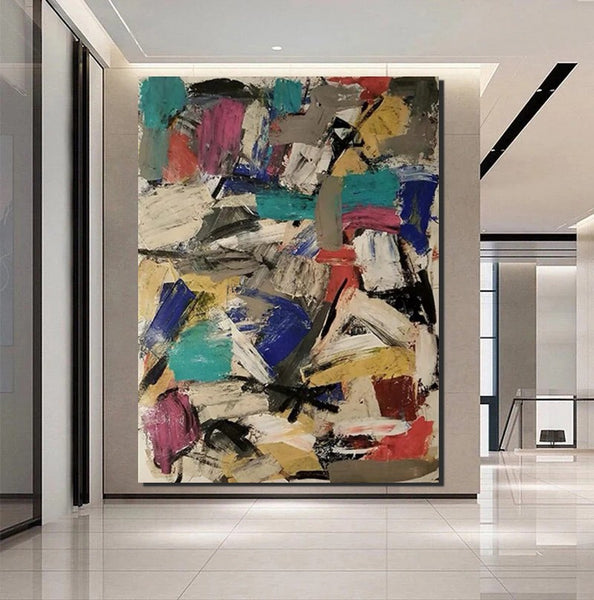 Large Abstract Paintings, Contemporary Acrylic Wall Art Ideas, Large Paintings for Living Room, Simple Modern Art, Modern Canvas Painting-Paintingforhome