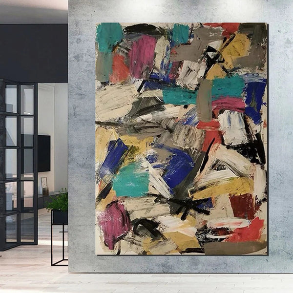 Large Abstract Paintings, Contemporary Acrylic Wall Art Ideas, Large Paintings for Living Room, Simple Modern Art, Modern Canvas Painting-Paintingforhome