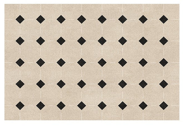 Bedroom Modern Rugs, Large Modern Rugs for Living Room, Dining Room Geometric Soft Rugs, Contemporary Modern Rugs for Office-Paintingforhome