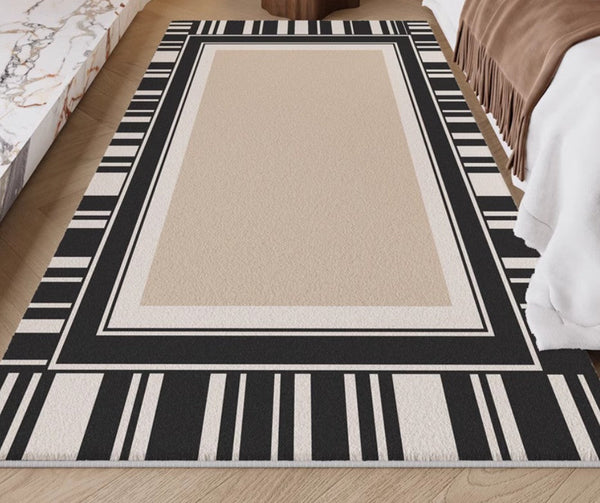 Modern Rugs for Living Room, Simple Contemporary Modern Rugs, Abstract Contemporary Rugs Next to Bed, Modern Rugs for Dining Room-Paintingforhome