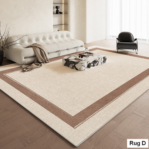 Simple Abstract Rugs for Living Room, Bedroom Floor Rugs, Contemporary Abstract Rugs for Dining Room, Modern Rug Ideas for Living Room-Paintingforhome