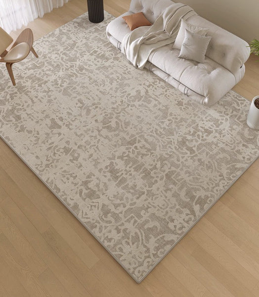 Thick Soft Rugs for Living Room, French Style Modern Rugs for Bedroom, Modern Rugs for Interior Design, Contemporary Modern Rugs under Dining Room Table-Paintingforhome