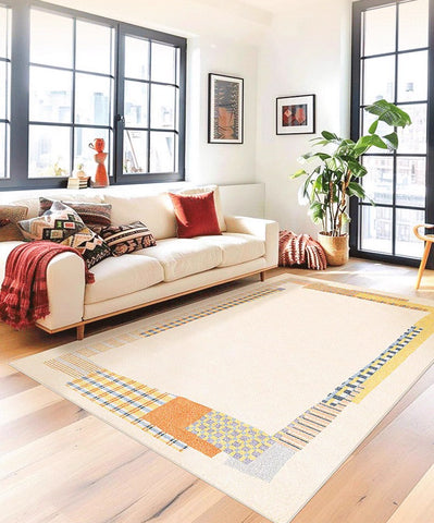 Abstract Contemporary Rugs for Bedroom, Large Modern Rugs under Sofa, Modern Rug Ideas for Living Room, Modern Floor Carpets for Office-Paintingforhome