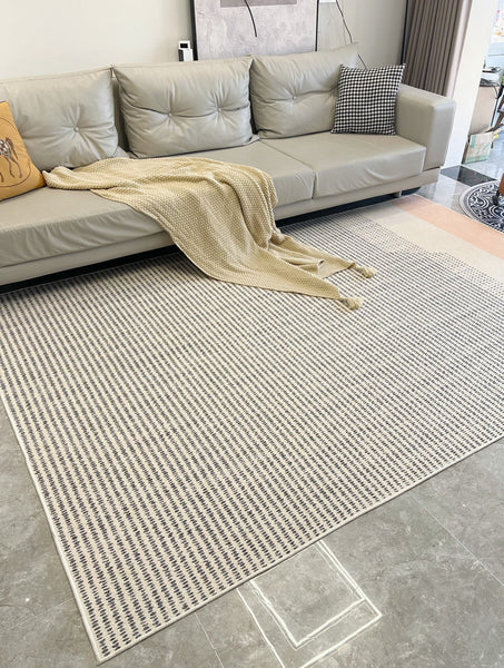 Modern Rugs for Living Room, Geometric Area Rugs under Coffee Table, Contemporary Modern Rugs for Dining Room, Large Modern Rugs for Bedroom-Paintingforhome