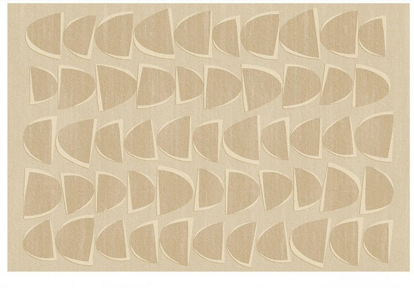 Abstract Geometric Modern Rugs, Modern Cream Rugs for Bedroom, Modern Rugs for Dining Room, Large Modern Rugs for Living Room-Paintingforhome