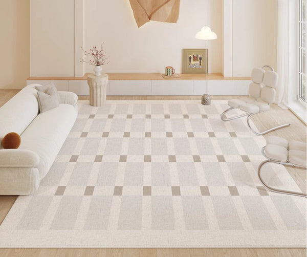 Unique Modern Rugs for Living Room, Abstract Geometric Modern Rugs, Contemporary Modern Rugs for Bedroom, Dining Room Floor Rugs-Paintingforhome