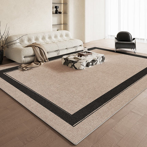 Contemporary Abstract Rugs for Dining Room, Simple Abstract Rugs for Living Room, Bedroom Floor Rugs, Modern Rug Ideas for Living Room-Paintingforhome