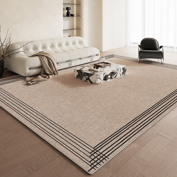 Living Room Modern Rug Ideas, Contemporary Abstract Rugs for Dining Room, Simple Abstract Rugs for Living Room, Bedroom Floor Rugs-Paintingforhome