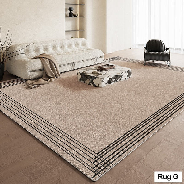 Modern Rug Ideas for Living Room, Contemporary Abstract Rugs for Dining Room, Simple Abstract Rugs for Living Room, Bedroom Floor Rugs-Paintingforhome