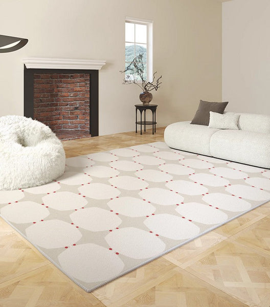 Bedroom Modern Rugs, Large Modern Rugs for Living Room, Dining Room Geometric Modern Rugs, Contemporary Modern Rugs under Coffee Table-Paintingforhome