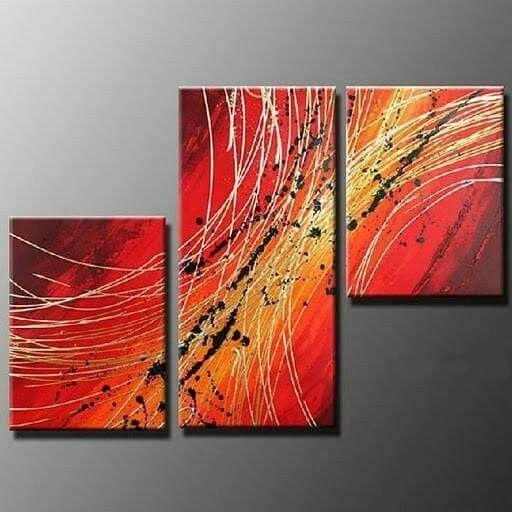 Simple Acrylic Painting, Abstract Canvas Painting, Acrylic Painting on ...