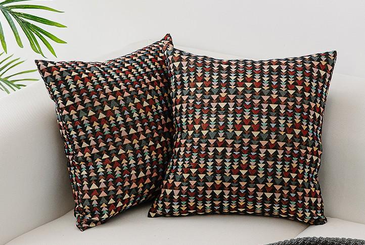 Geometric Chenille Extra Long Lumbar Pillow — The ReBorn House