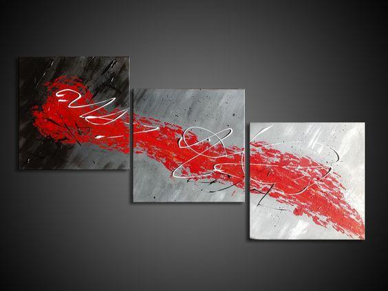 Hand Painted Canvas Painting, Simple Modern Art, Paintings for