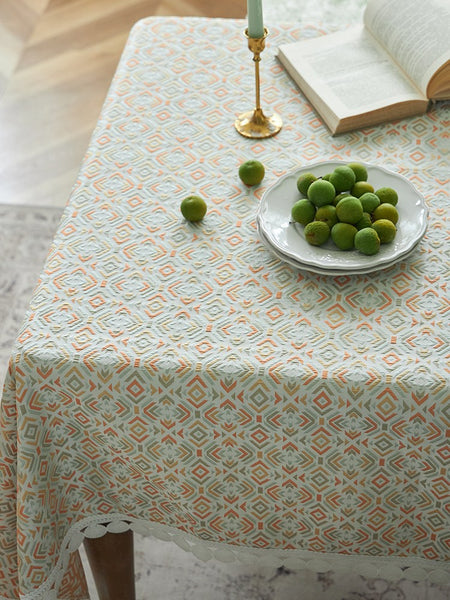 Modern Tablecloth for Home Decoration, Large Square Tablecloth for Round Table, Extra Large Rectangle Tablecloth for Dining Room Table-Paintingforhome