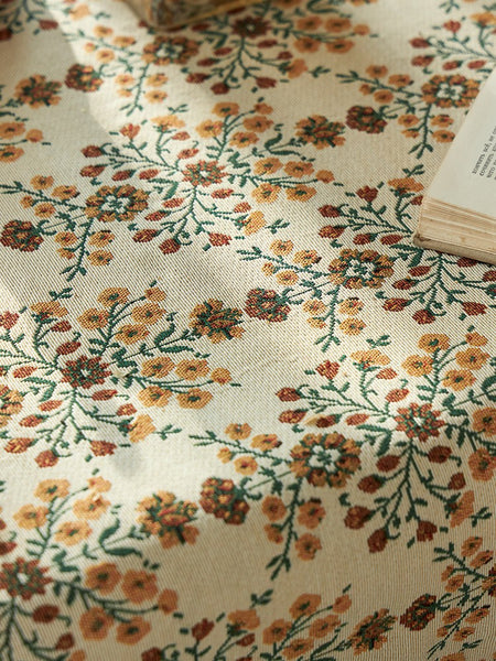 Spring Flower Pattern Tablecloth for Home Decoration, Extra Large Rectangle Tablecloth for Dining Room Table, Large Square Tablecloth for Round Table-Paintingforhome