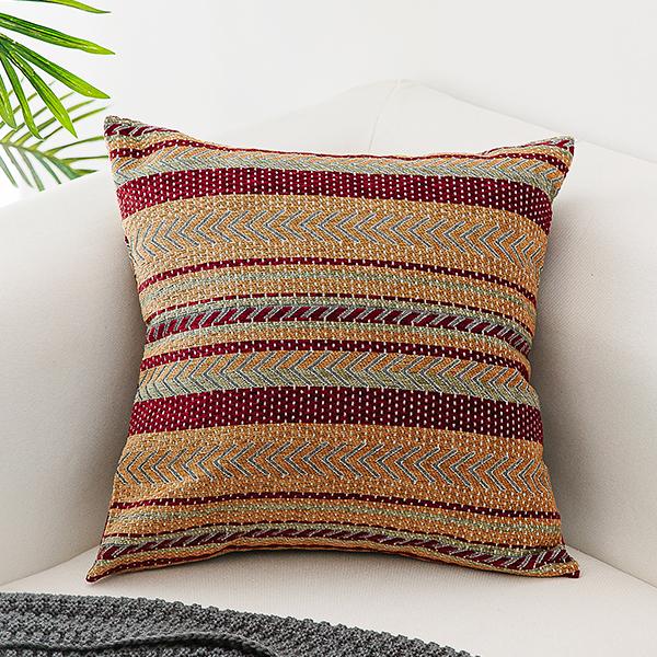 Chenille Fabric Cushion Cover cuscini divano decorativi Geometry Line  Pillow Covers for Sofa Decoration 45X45/30X50cm Pillowcase - AliExpress