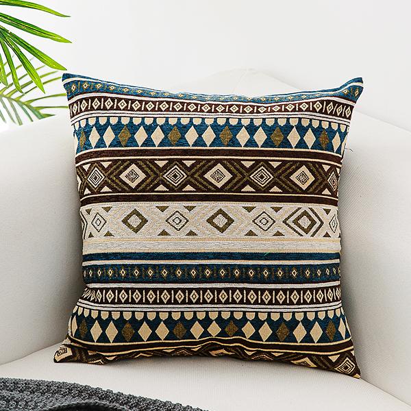 Oriental Throw Pillow for Couch, Bohemian Decorative Sofa Pillows