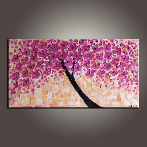 Contemporary Art, Art Painting, Flower Art, Modern Art, Abstract Art Painting, Canvas Wall Art, Living Room Wall Art, Canvas Art-Paintingforhome