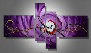 Large Wall Art Paintings, Abstract Lines Art, Large Canvas Painting, Abstract Painting for Bedroom, Hand Painted Art on Canvas-Paintingforhome