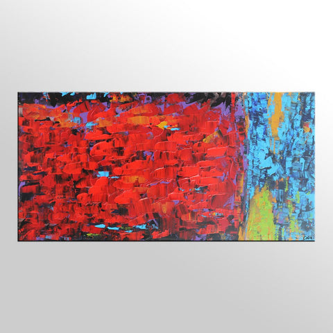 Custom Acrylic Art Painting, Large Canvas Art, Abstract Painting for Sale, Bedroom Canvas Art-Paintingforhome