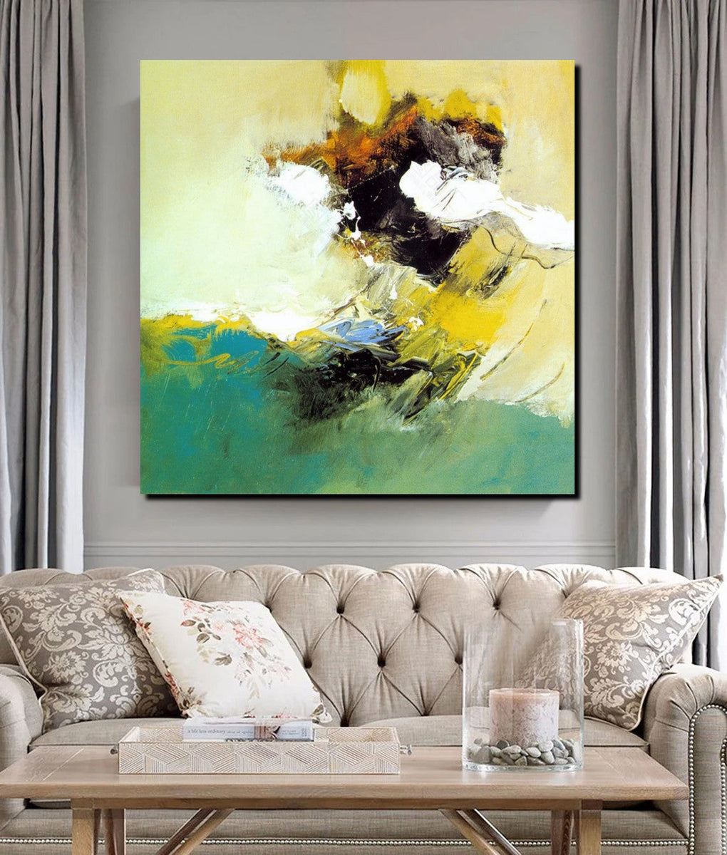 Acrylic Painting for Bedroom, Modern Canvas Painting, Contemporary Art ...