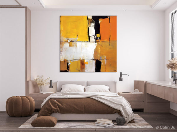 Oversized Modern Abstract Wall Paintings, Large Wall Art Painting for Bedroom, Original Canvas Art, Contemporary Acrylic Painting on Canvas-Paintingforhome