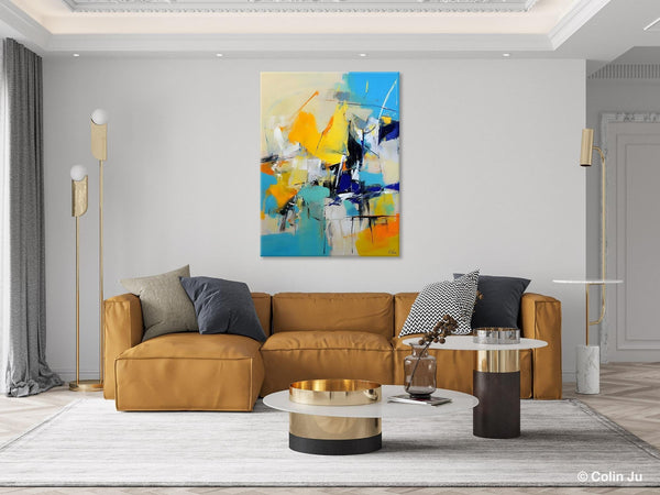 Original Canvas Wall Art, Oversized Contemporary Acrylic Paintings, Modern Abstract Paintings, Extra Large Canvas Painting for Living Room-Paintingforhome