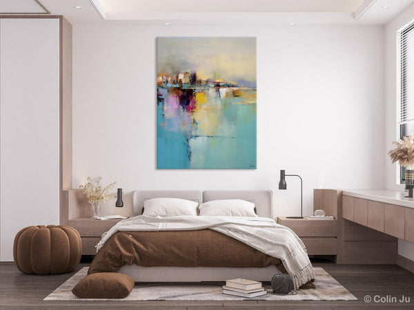 Oversized Contemporary Acrylic Paintings, Modern Abstract Paintings, Extra Large Canvas Painting for Living Room, Original Canvas Wall Art-Paintingforhome