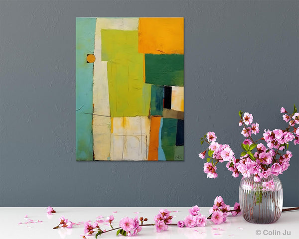 Simple Modern Wall Art, Oversized Contemporary Acrylic Paintings, Extra Large Canvas Painting for Living Room, Original Abstract Paintings-Paintingforhome