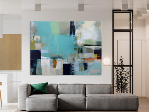 Modern Wall Art Ideas for Living Room, Extra Large Canvas Paintings, Original Abstract Painting, Impasto Art, Contemporary Acrylic Paintings-Paintingforhome