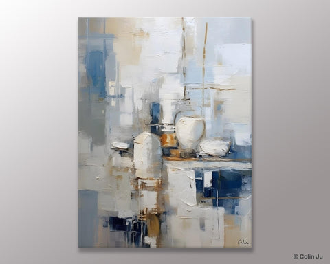 Oversized Contemporary Acrylic Paintings, Modern Abstract Paintings, Original Canvas Wall Art, Extra Large Canvas Painting for Living Room-Paintingforhome