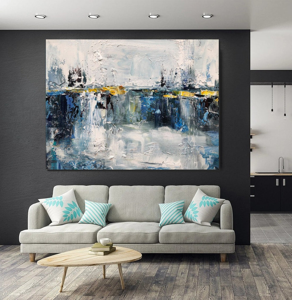Large Paintings for Bedroom, Living Room Acrylic Painting, Contemporar –  Paintingforhome