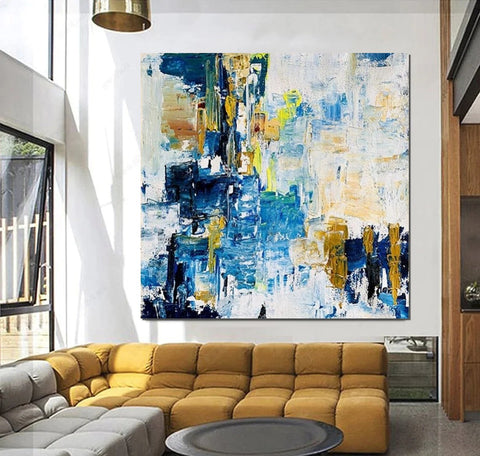 Modern Painting for Living Room, Large Painting for Sale, Bedroom Wall ...